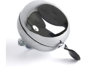Bel Ding Dong Chroom / Zilver Niet Verkeerd 80MM