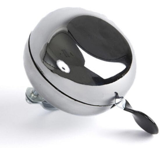 Bel Ding Dong Chroom / Zilver Niet Verkeerd 80MM