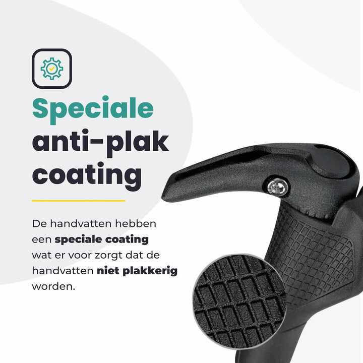 Voltano Handvatten Bar Ends - Zwart - Ergonomisch - Verstelbaar