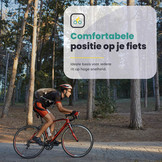 Voltano Verstelbaar Ligstuur Afgerond - Zwart - Aluminium - Opzetstuur / Tijdritstuur - 22,4 / 25,4