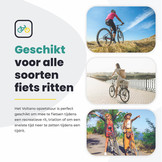 Voltano Verstelbaar Ligstuur Afgerond - Zwart - Aluminium - Opzetstuur / Tijdritstuur - 22,4 / 25,4