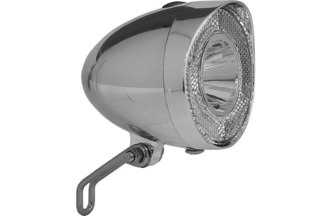 Union Koplamp Retro LED Chroom