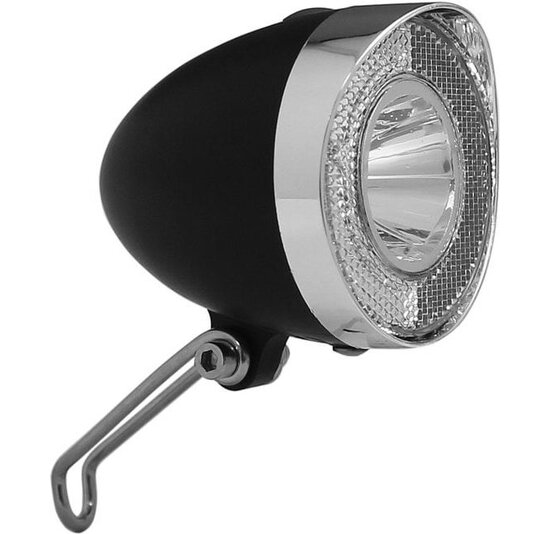 Union Koplamp Retro LED Zwart