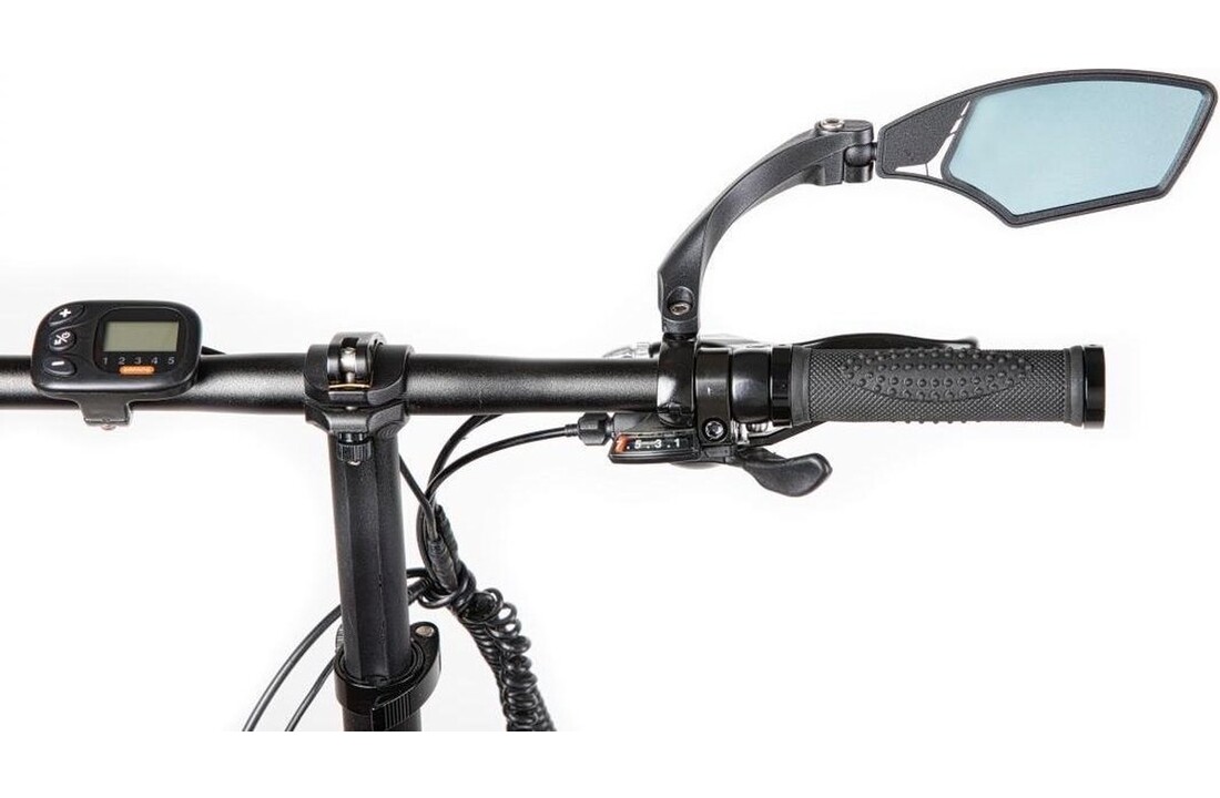 Mirage Luxe Speed Pedelec Fietsspiegel Rechts - Zwart - Licht Dimmend Glas