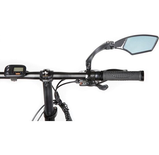Mirage Luxe Speed Pedelec Fietsspiegel Rechts - Zwart - Licht Dimmend Glas