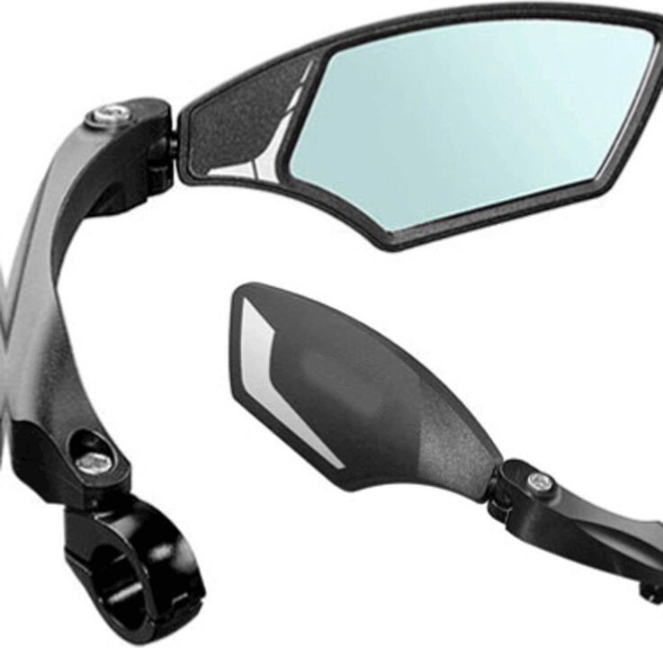 Mirage Luxe Speed Pedelec Fietsspiegel Rechts - Zwart - Licht Dimmend Glas