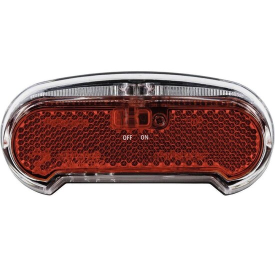 Axa Riff Achterlicht - Incl. Batterijen - On/Off / 80MM