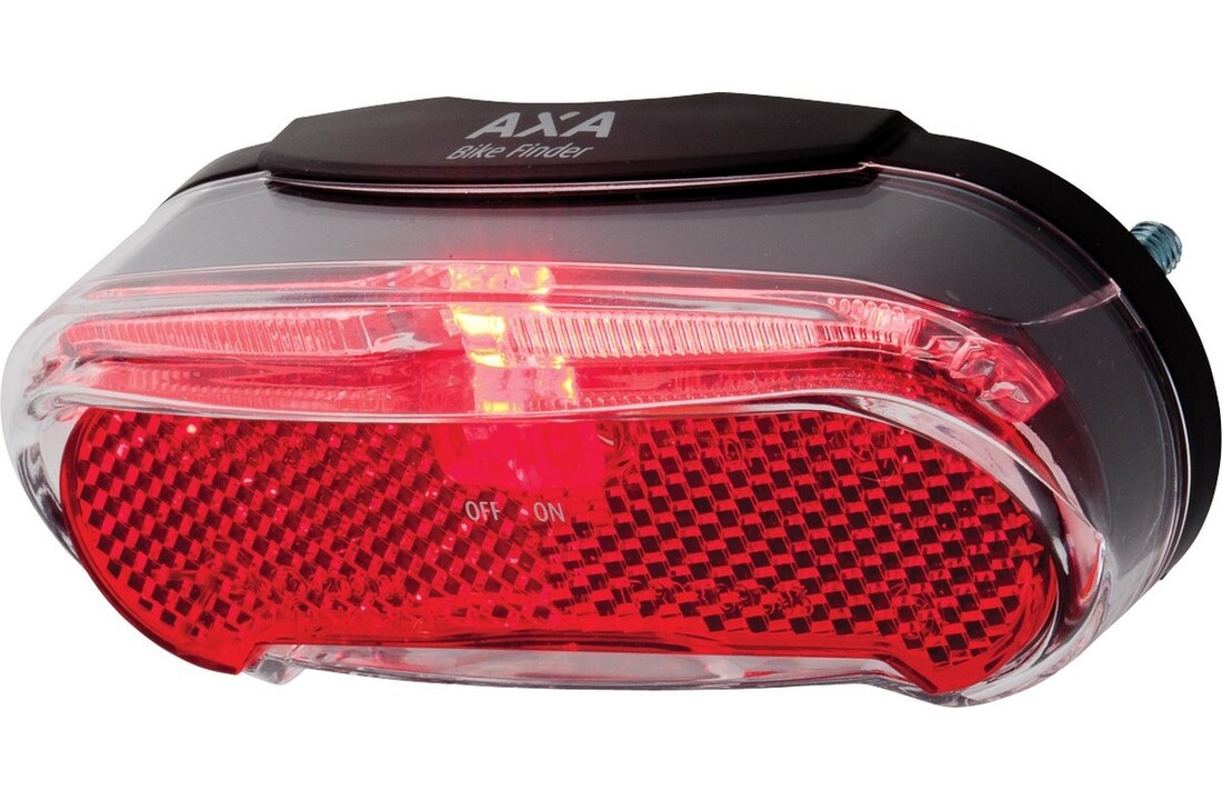 Axa Riff Achterlicht - Incl. Batterijen - On/Off / 80MM
