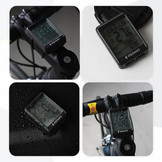 Voltano Draadloze Fietscomputer 2.1 inch - Zwart - 21 Functies - Waterdicht