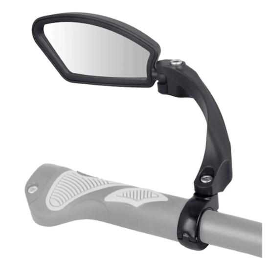 Voltano Fietsspiegel Links - Roestvrijstaal - Extra Stevig - Wegklapbaar