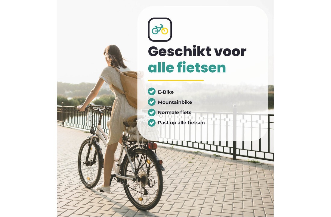 Voltano Leren Fietshandvatten Bruin - Ergonomisch Gevormd - Met Inbus Lock On