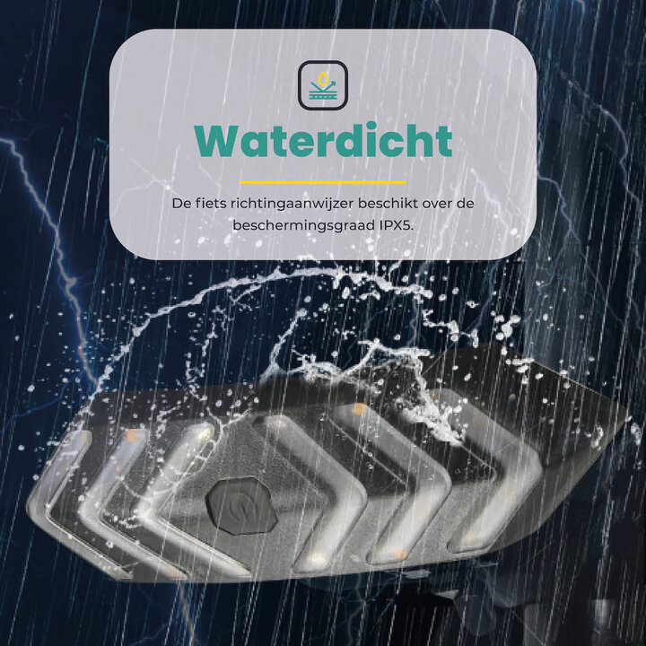 Voltano Fiets Richtingaanwijzer - Knipperlicht - USB