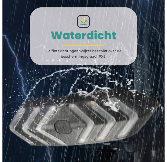 Voltano Fiets Richtingaanwijzer - Knipperlicht - USB