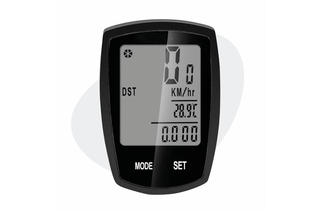 Voltano Fietscomputer Draadloos - Zwart - 20 Functies - Waterdicht - Touchknoppen