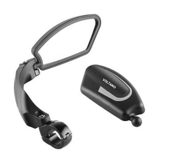 Voltano Fietsspiegel Rechts - Roestvrijstaal - Extra Stevig - Wegklapbaar