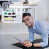 Voltano Bureaufiets - Met Display - Mini-hometrainer - Stoelfiets - Pedaaltrainer - Zwart