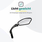 Fietsspiegel Rechts - Extra Stevig - Wegklapbaar