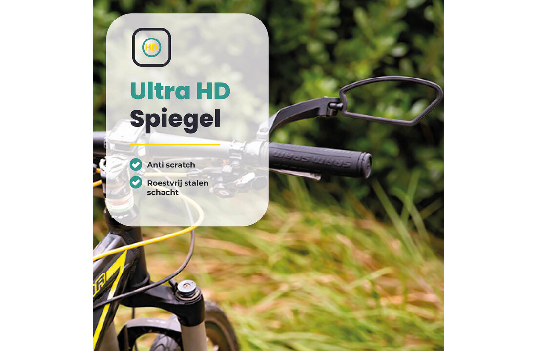 Fietsspiegel Rechts - Extra Stevig - Wegklapbaar