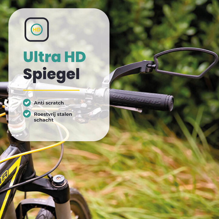 Fietsspiegel Rechts - Extra Stevig - Wegklapbaar