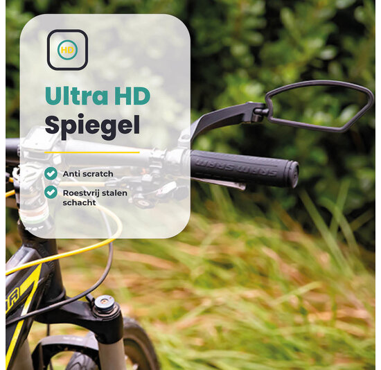 Fietsspiegel Rechts - Extra Stevig - Wegklapbaar