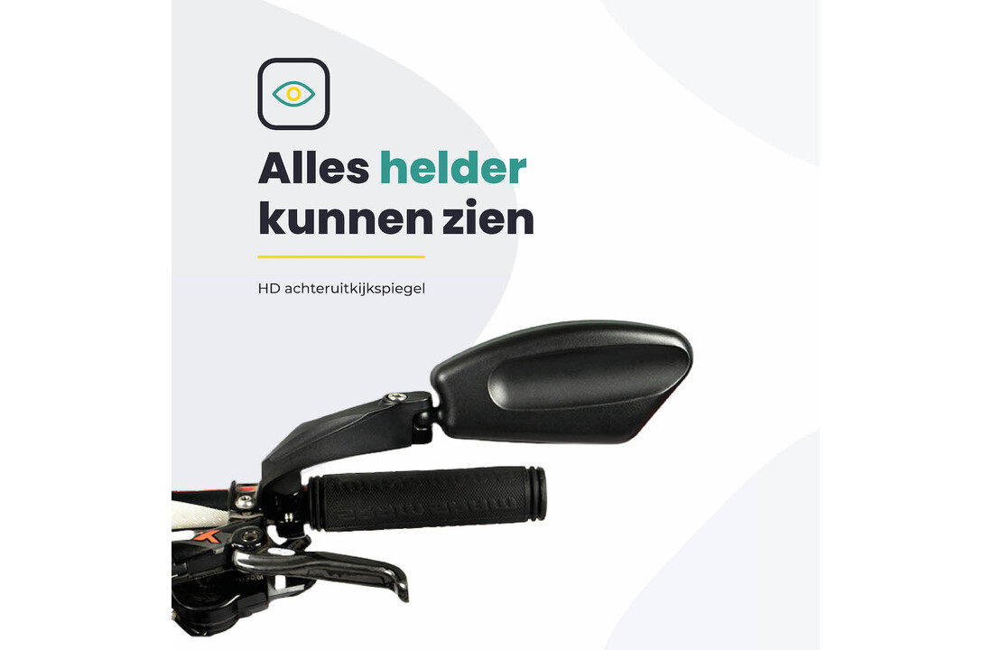 Fietsspiegel Rechts - Extra Stevig - Wegklapbaar
