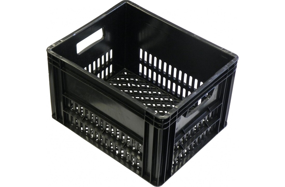 VWP Krat PVC Zwart 40L