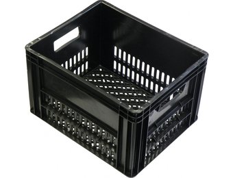 VWP Krat PVC Zwart 40L