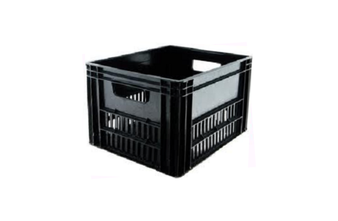VWP Krat PVC Zwart 40L