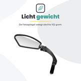 Fietsspiegel Links - Extra Stevig - Wegklapbaar