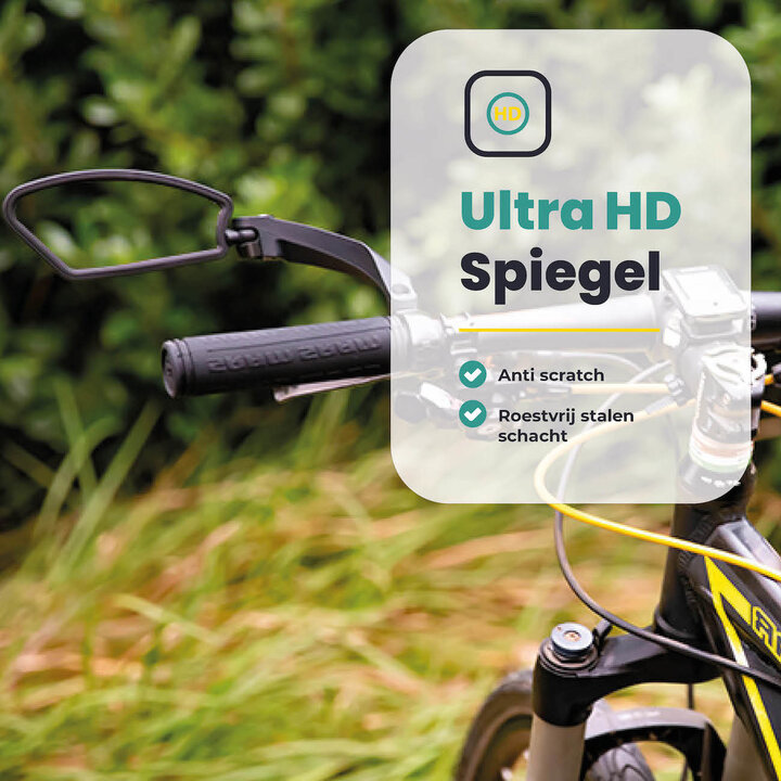 Fietsspiegel Links - Extra Stevig - Wegklapbaar