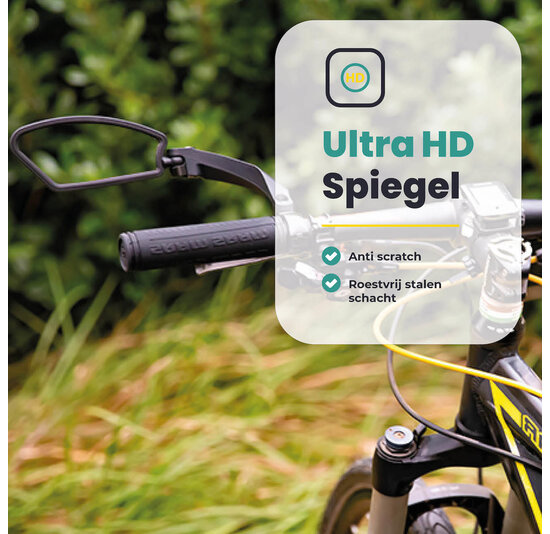 Fietsspiegel Links - Extra Stevig - Wegklapbaar