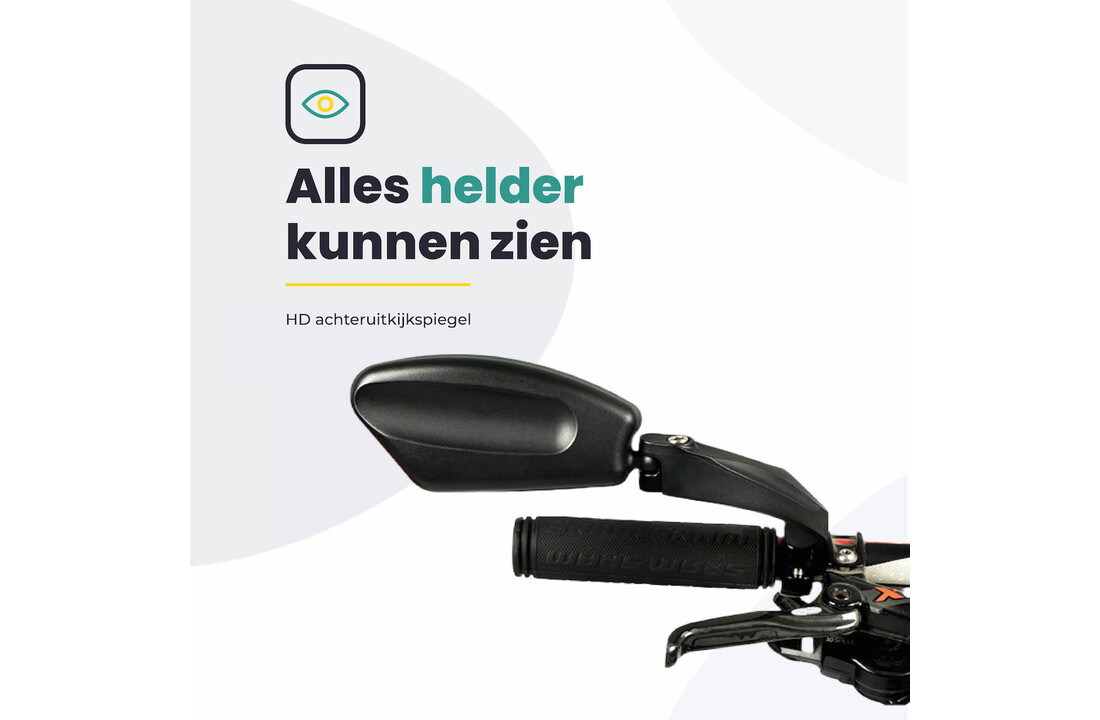Fietsspiegel Links - Extra Stevig - Wegklapbaar
