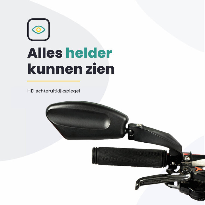 Fietsspiegel Links - Extra Stevig - Wegklapbaar