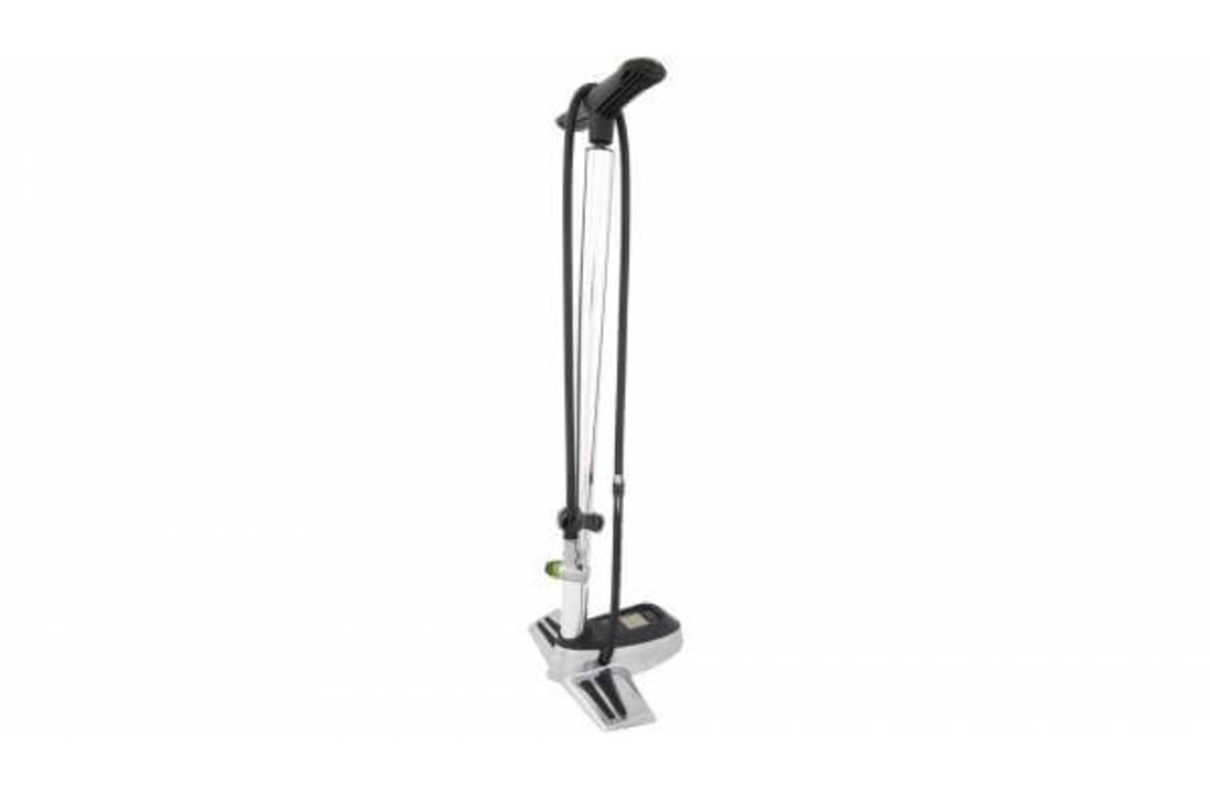 Contec Hogedruk Fietspomp - Air Support Sport - Chrome - Voor Alle Ventielen