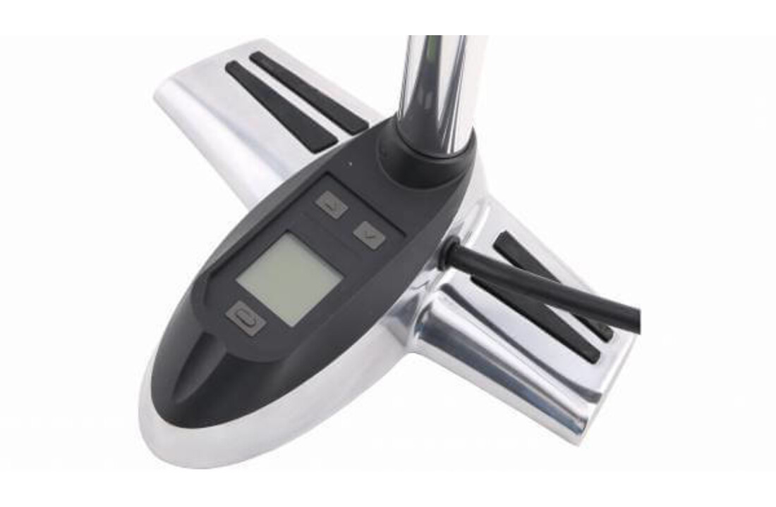Contec Hogedruk Fietspomp - Air Support Sport - Chrome - Voor Alle Ventielen