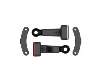 Reelight AMS Constant Staal Rood/wit 4 Delig - Fietsverlichtingset