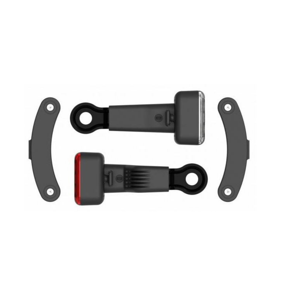 Reelight AMS Constant Staal Rood/wit 4 Delig - Fietsverlichtingset