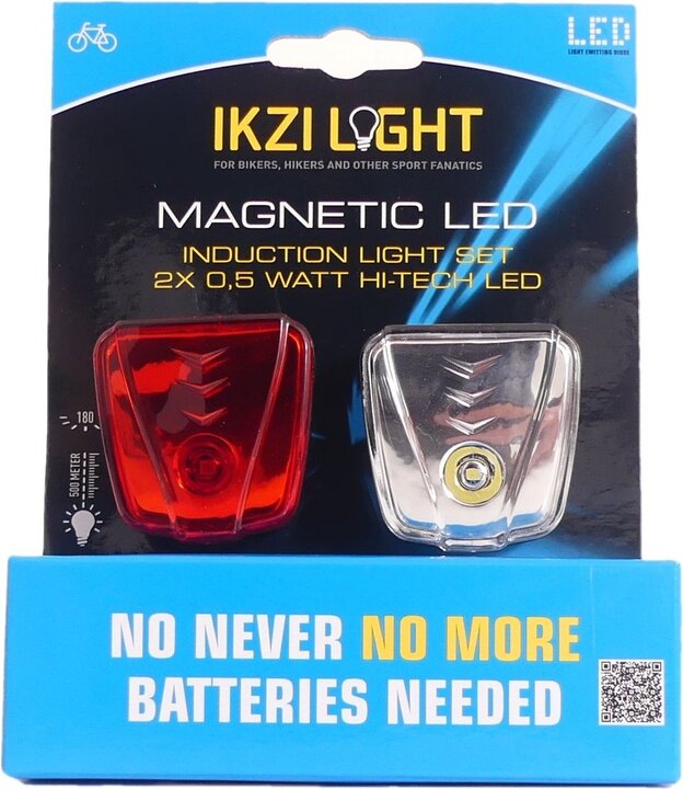IKZI Light Verlichtingsset LED Magnetisch - Fietsverlichting