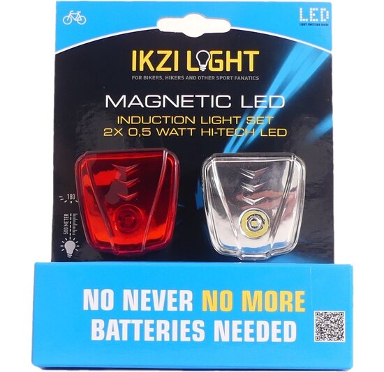IKZI Light Verlichtingsset LED Magnetisch - Fietsverlichting