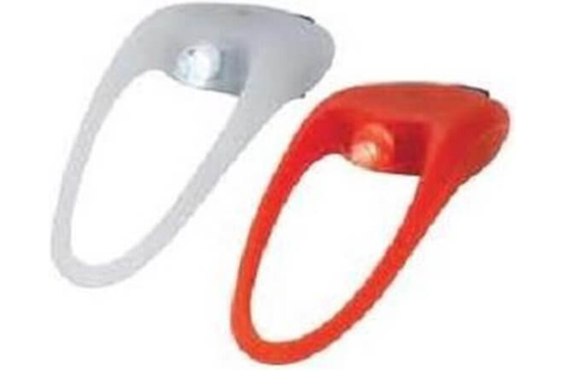 Frog Verlichtingsset LED Batterijen wit/rood - Fietsverlichting