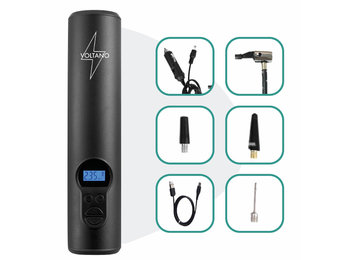 Voltano Draadloze Elektrische Fietspomp - Fietsbanden / Autobanden Pomp - 12V Luchtcompressor