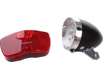 Falkx Verlichtingsset EL11A Batterijen Zwart