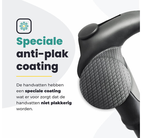 Voltano Ergonomisch Gevormde Fietshandvatten Met Bar Ends -  Imbus - Incl. Bevestigingsmateriaal