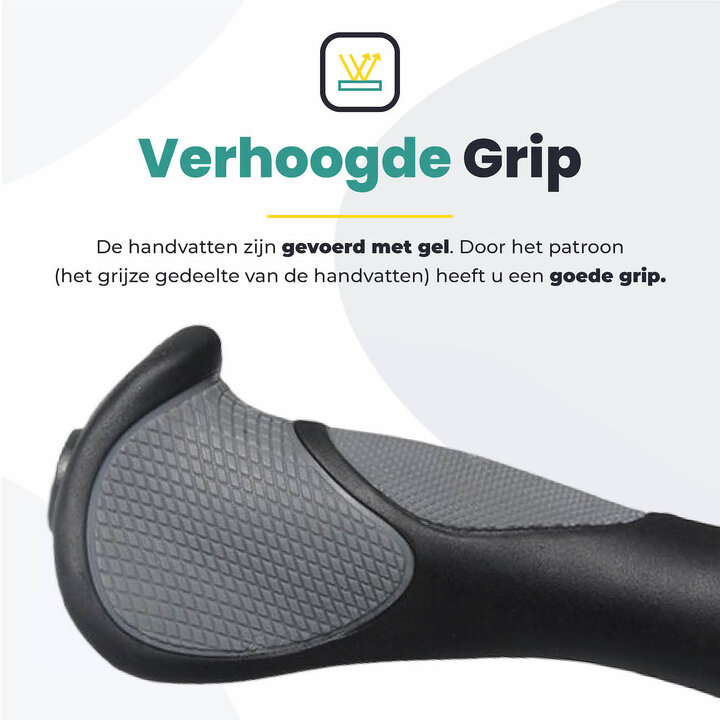 Voltano Ergonomisch Gevormde Fiets Handvatten -  Imbus - Incl. Bevestigingsmateriaal