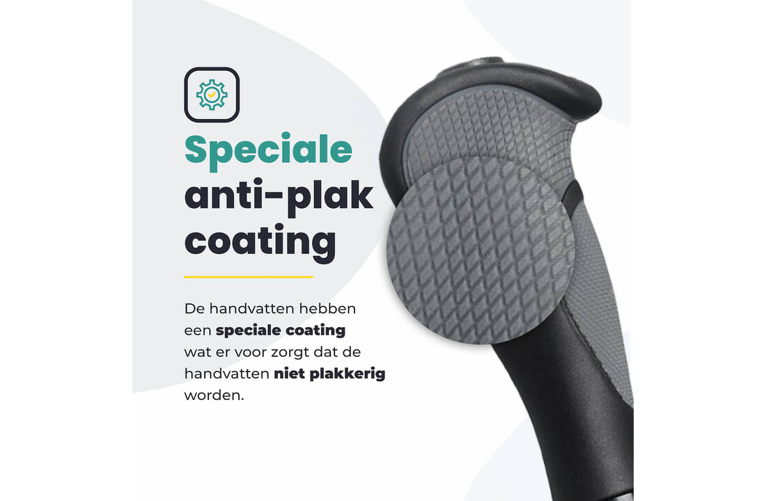 Voltano Ergonomisch Gevormde Fiets Handvatten - Imbus - Incl. Bevestigingsmateriaal