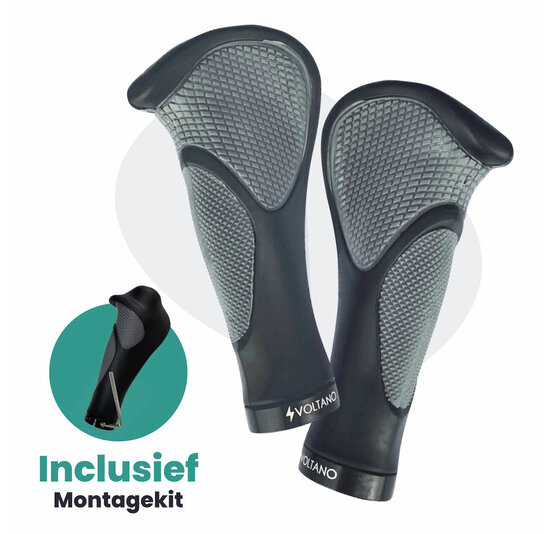 Voltano Ergonomisch Gevormde Fiets Handvatten -  Imbus - Incl. Bevestigingsmateriaal