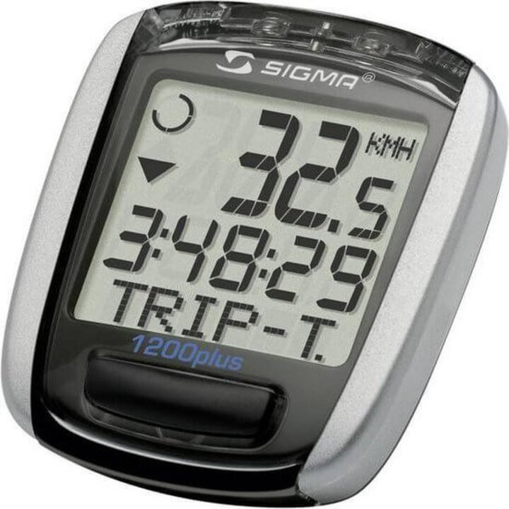 Sigma BC1200 Plus Draadloze Fietscomputer - 10 Functies - Gratis Extra Batterijen