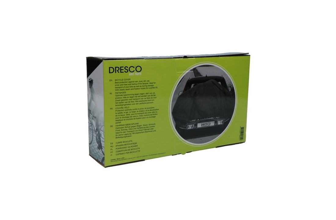 Dresco Fietshoes Elastisch 1 Fiets Zwart