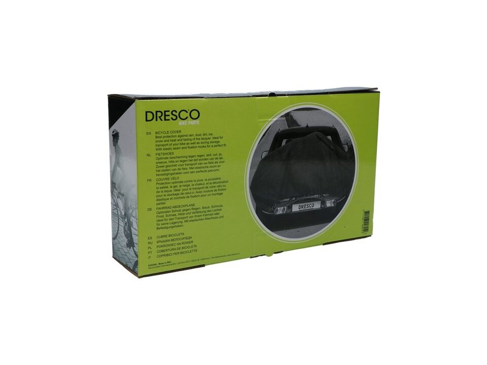Dresco Fietshoes Elastisch 1 Fiets Zwart