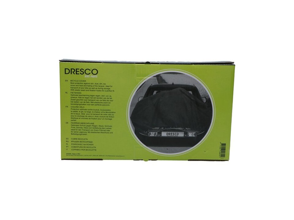 Dresco Fietshoes Elastisch 1 Fiets Zwart